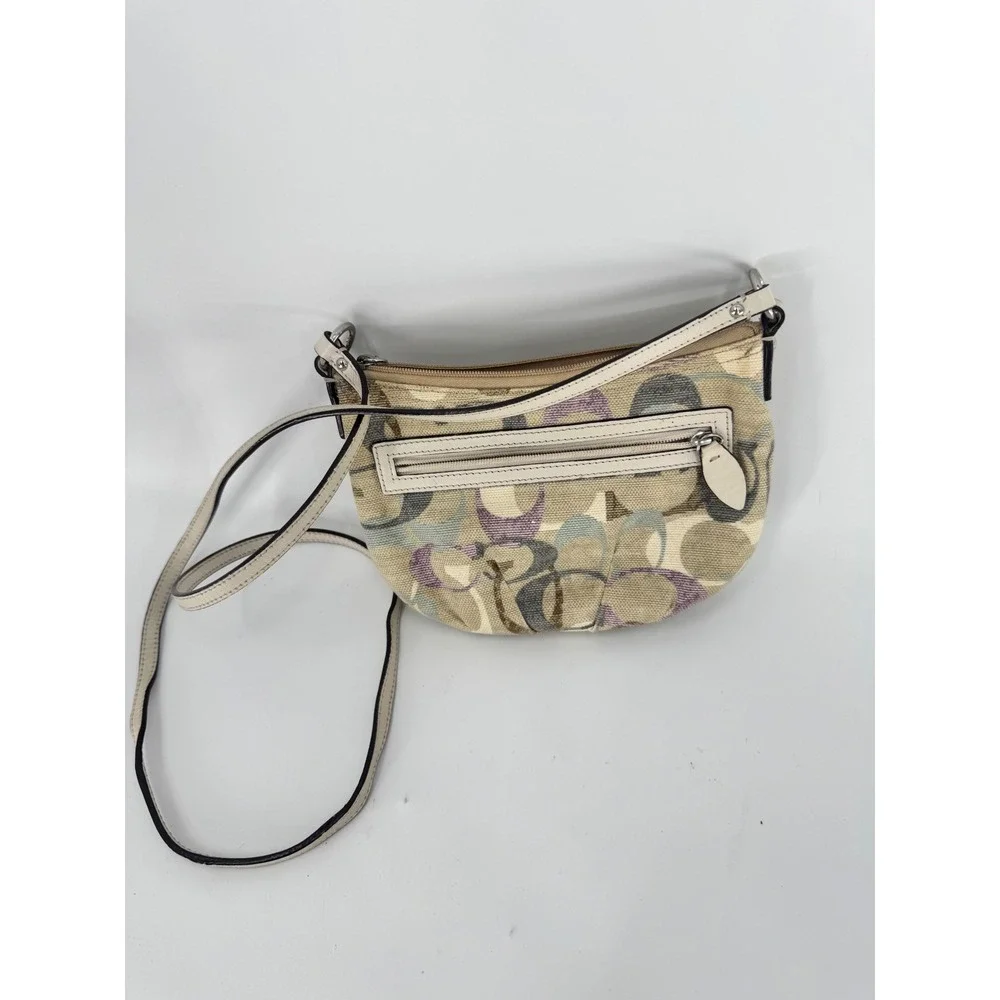 Coach Signature Soho Optic Art Crossbody Bag Women Small Multi-color Vintage y2k